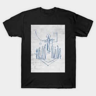 Jesus Christ with Apostles at his ascension T-Shirt